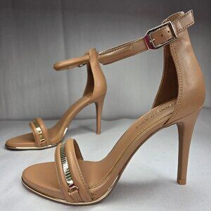 Kenneth Cole Women's Classic Tan Brooke Chain Heels 7.5 NWOT